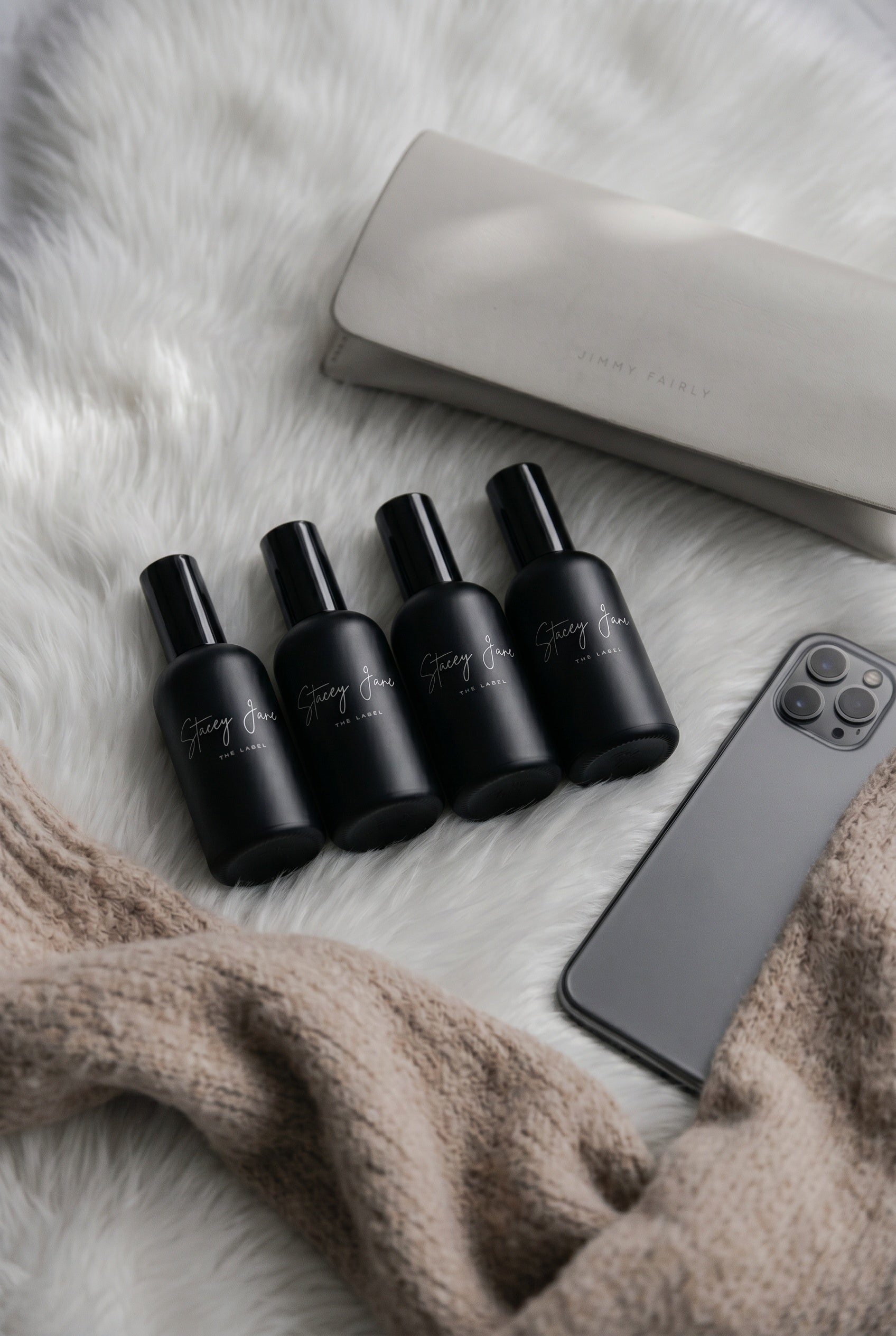 Stacey Jane PENTHOUSE FRAGRANCE Dream Crown Towers Spritzer Spray bottle with elegant design and floral accents