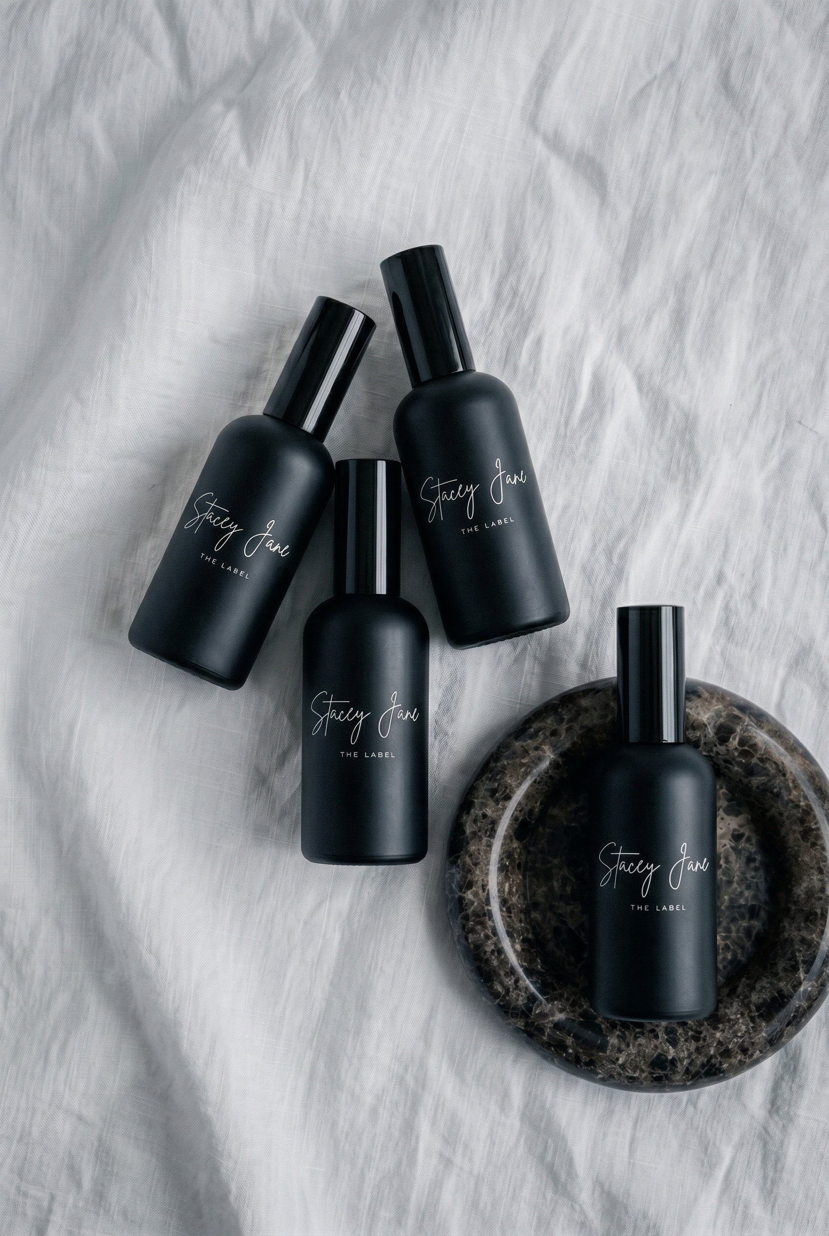 Stacey Jane PENTHOUSE FRAGRANCE Spritzer Spray with elegant Dream Crown Towers design, showcasing the perfume bottle.