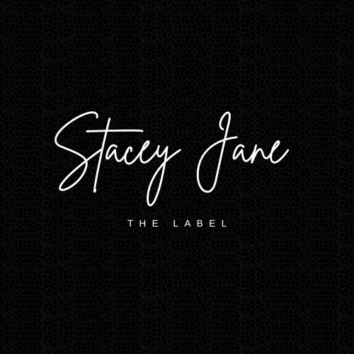 Stacey Jane The Label gift card with a sleek design, suitable for gifting, featuring the brand's logo and elegant styling.